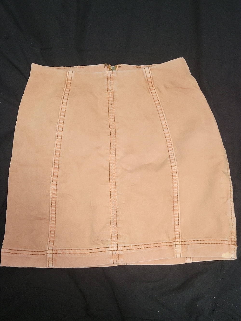 Free People Size 0 Modern Femme Mini Skirt In Peach